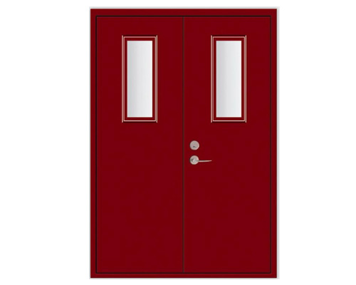 鋼質(zhì)對(duì)開防火門